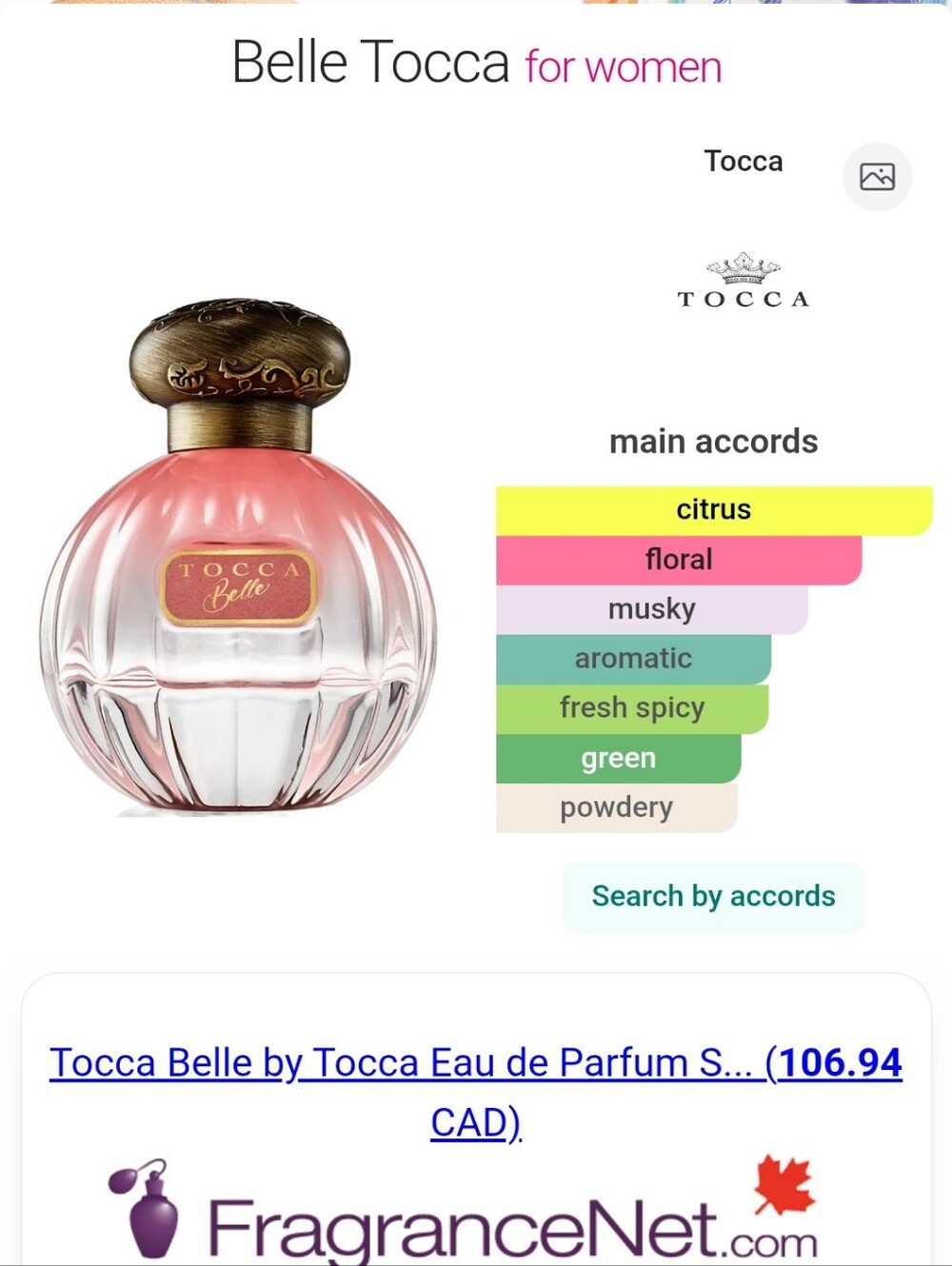 "Belle" By Tocca Fragrance - Picture 7 of 8
